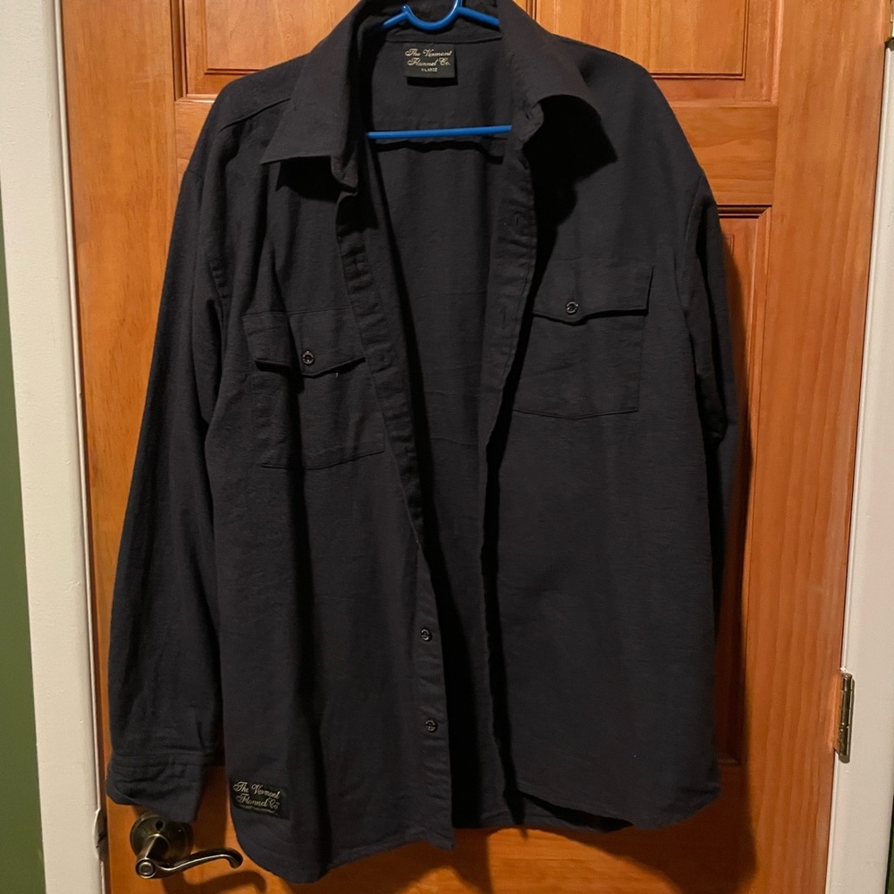 Vermont flannel - xl grey flannel